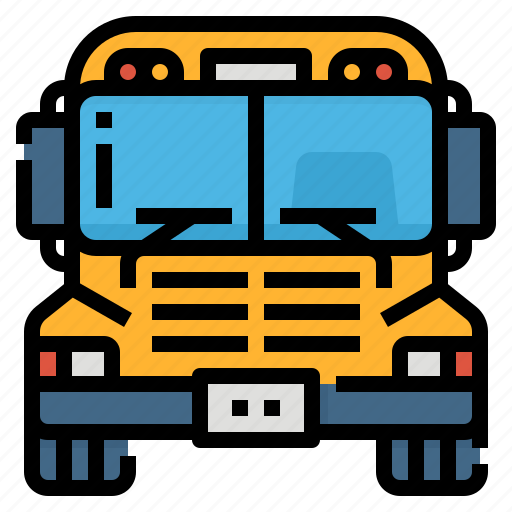 Bus, school, transportation, transport, public icon - Download on Iconfinder