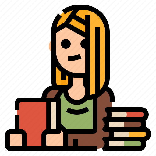 Woman, teacher, staff, occupation, education icon - Download on Iconfinder