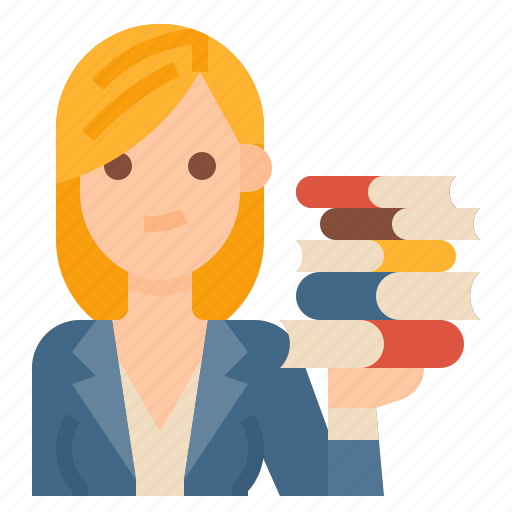 Staff, library, librarian, management, books icon - Download on Iconfinder