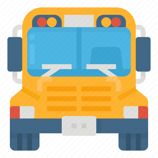 Public, transportation, transport, bus, school icon - Download on Iconfinder