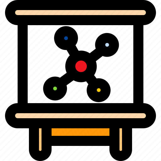 Science, equation, physics, atom, board icon - Download on Iconfinder