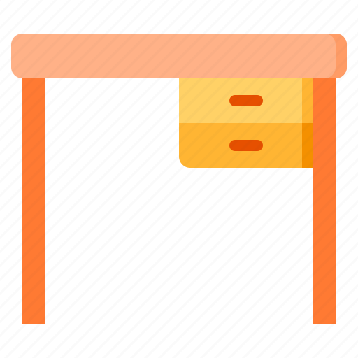 Desk, desktop, table, furniture icon - Download on Iconfinder