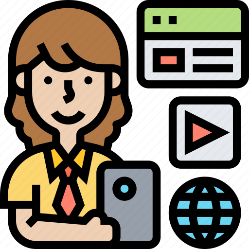 Electronic, learning, online, media, course icon - Download on Iconfinder