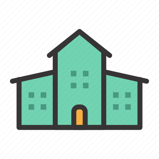 Education, school, building, construction icon - Download on Iconfinder