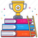 trophy, achievement, cup, learning award, reward