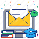 educational mail, academic mail, email, correspondence, letter