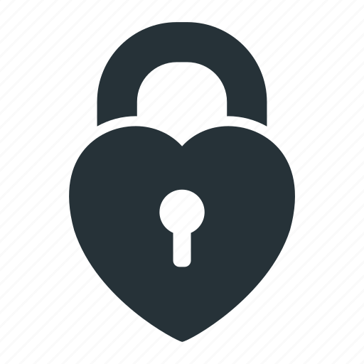 Closed, heart, lock, locked, love icon - Download on Iconfinder