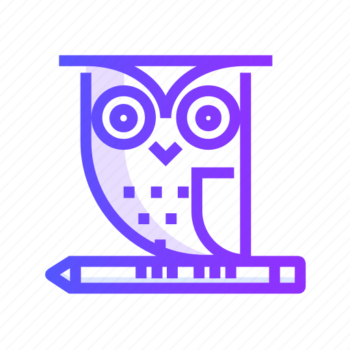 Owl, smart, animal, bird, nature icon - Download on Iconfinder