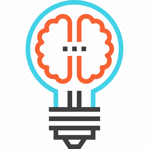 Brain, brainstorm, bulb, creativity, idea, imagination, light icon - Download on Iconfinder