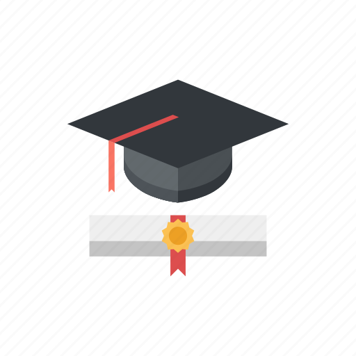 Degree, diploma, education, graduation, hat, knowledge, student icon - Download on Iconfinder