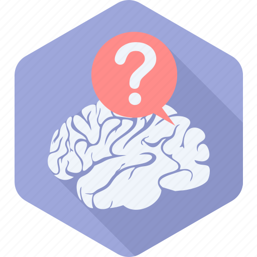 Brain, faq, help, idea, info, information, question icon - Download on Iconfinder