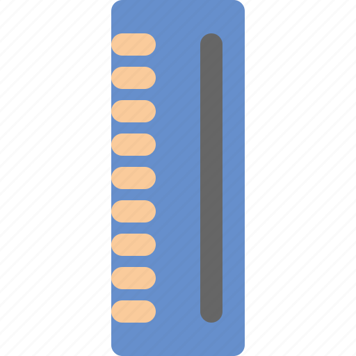 Length, long, ruler, school icon - Download on Iconfinder