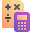 calculator, count, math, school 