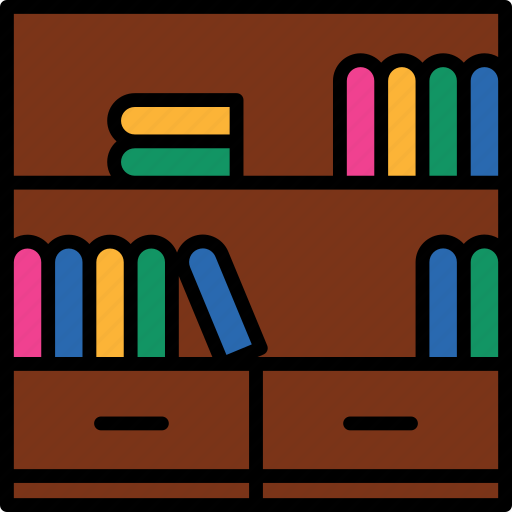 Book, bookshelves, education, knowledge, learning, school, study icon - Download on Iconfinder