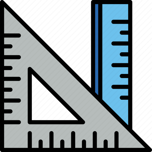 Education, measure, pencil, ruler, rulers, school, write icon - Download on Iconfinder