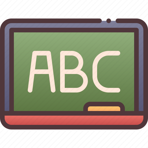 Balck, board, education, language icon - Download on Iconfinder