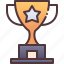 achievement, star, trophy 