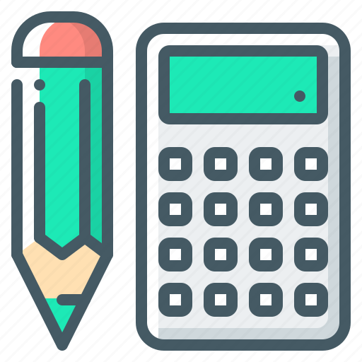 Accounting, calculator, count, pencil icon - Download on Iconfinder