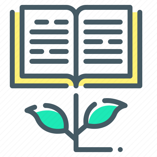 Book, growth, knowledge, knowledge growth, sprout icon - Download on Iconfinder
