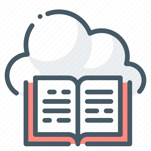 Book, literature, literature exchange, cloud icon - Download on Iconfinder