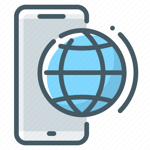 App, globe, mobile, mobile app, phone, smartphone icon - Download on Iconfinder