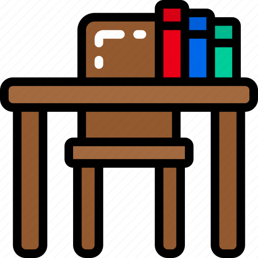 Desk, education, lesson, teacher, teaching icon - Download on Iconfinder
