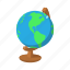 cartoon, globe, green, map, school, water, world 