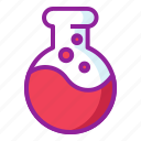 beaker, chemistry, flask