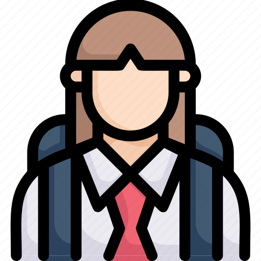 Avatar, education, girl student, knowledge, learning, school, study icon - Download on Iconfinder