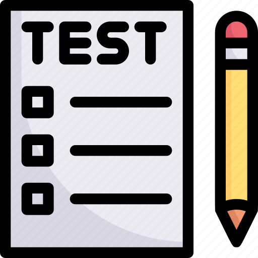 Education, knowledge, learning, paper, school, study, test exam sheet icon - Download on Iconfinder