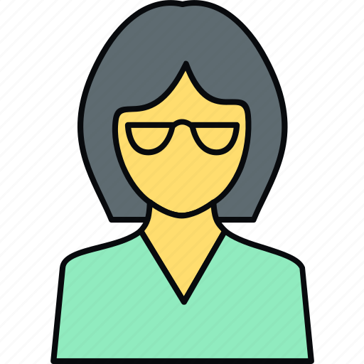 Lecturer, student, female, girl, lady, teacher icon - Download on Iconfinder