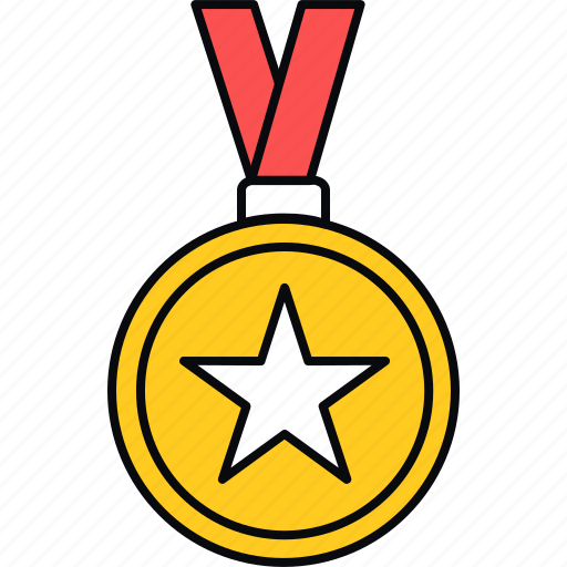 Badge, medal, achievement, reward, ribbon, success icon - Download on Iconfinder