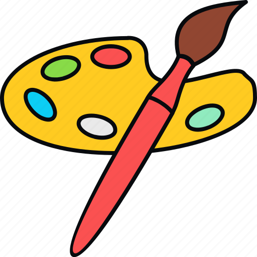 Paint, painting, art, brush, design, drawing, graphic icon - Download on Iconfinder