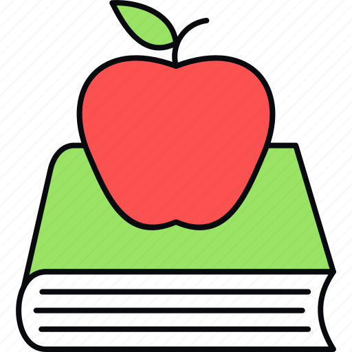 Apple, book, bookmark, education, learning, notebook icon - Download on Iconfinder