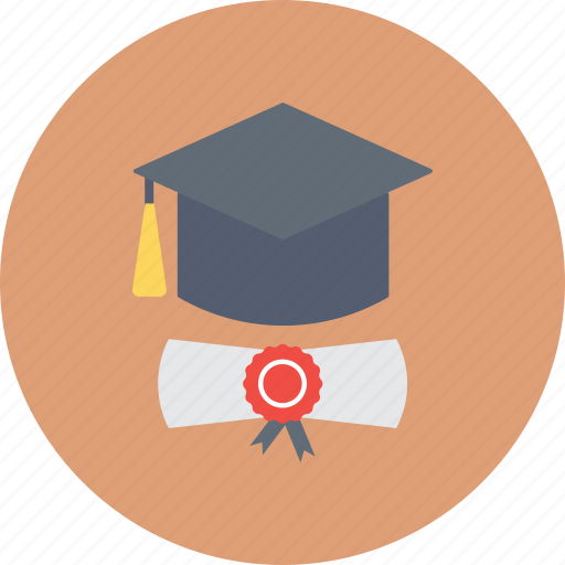 College degree, graduate cap, graduation, mortarboard, scholar icon - Download on Iconfinder