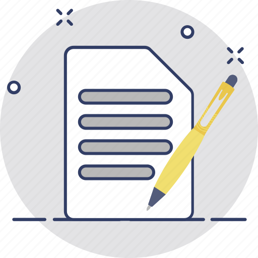 Agreement, contract, document, signature, writing icon - Download on Iconfinder