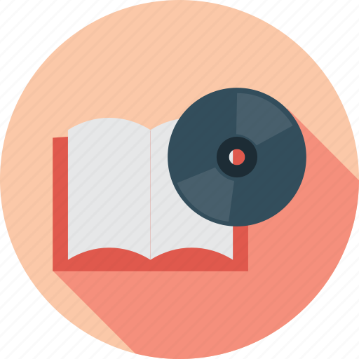 Book, book and cd, cd, disc icon - Download on Iconfinder