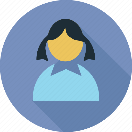 Female, girl, avatar, profile icon - Download on Iconfinder