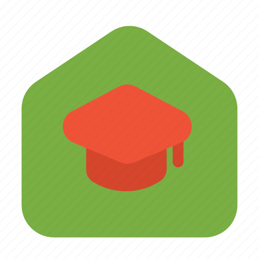 Home, school, house, building, property icon - Download on Iconfinder