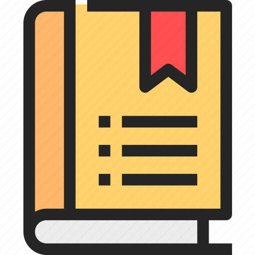 Bookmark, education, library, reading, book icon - Download on Iconfinder