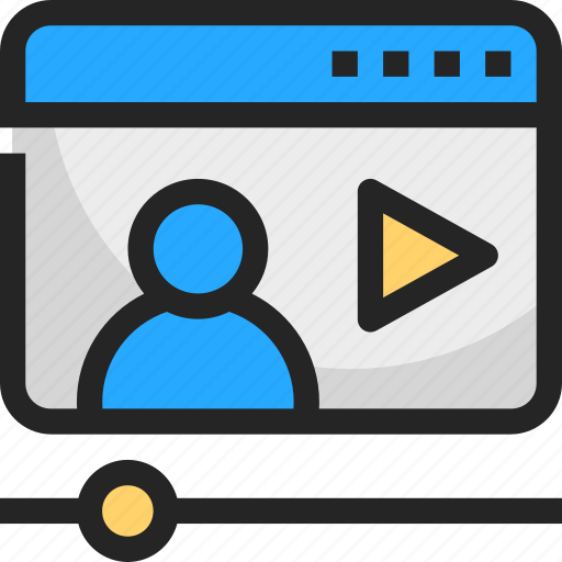 Video, player, multimedia, user, tutorial icon - Download on Iconfinder