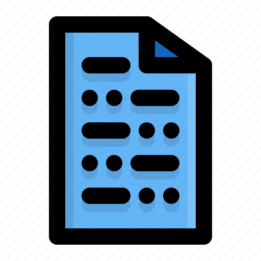 Document, paper, school icon - Download on Iconfinder