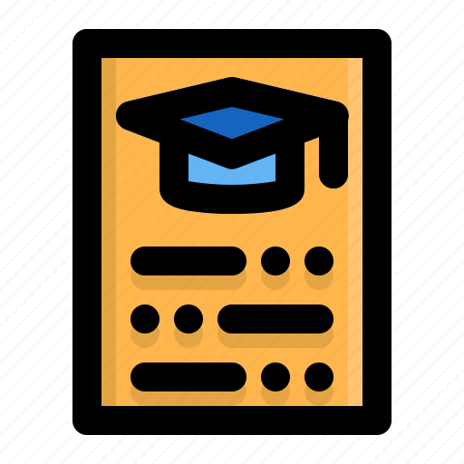 Education, list, record, register, school icon - Download on Iconfinder