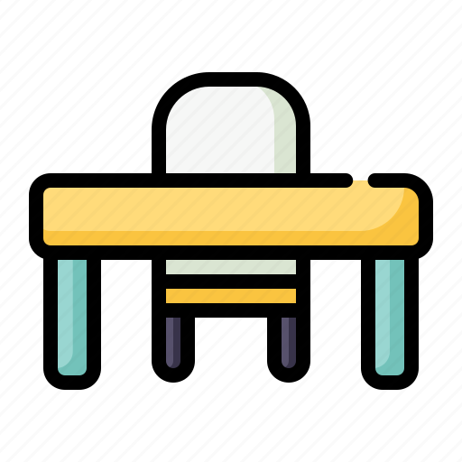 Business, chair, desk, finance, money, office icon - Download on Iconfinder