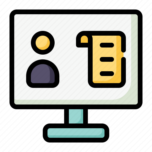Class, learn, online, student icon - Download on Iconfinder