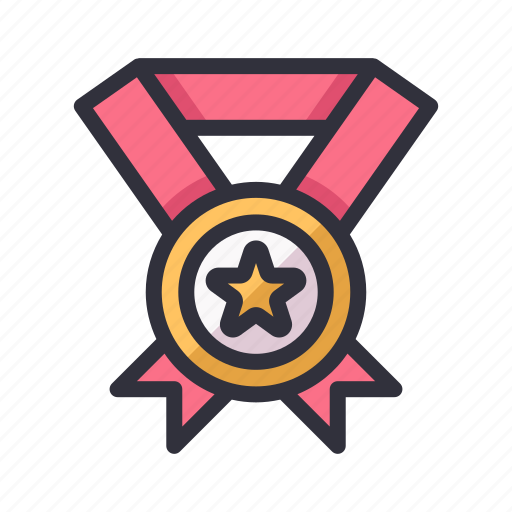 Education, medal, award, ribbon, achievement, victory icon - Download on Iconfinder