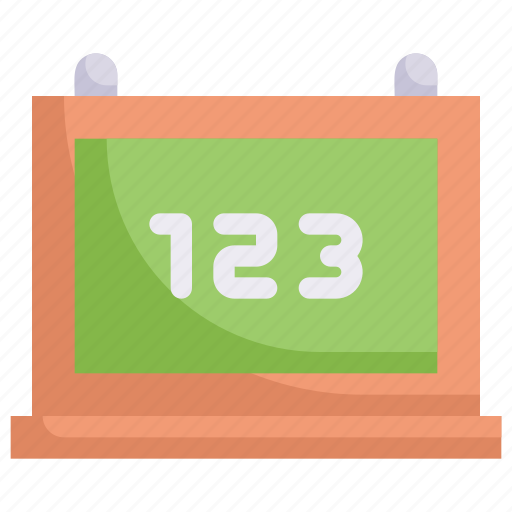 123 in board, education, knowledge, learning, mathematics, school, study icon - Download on Iconfinder