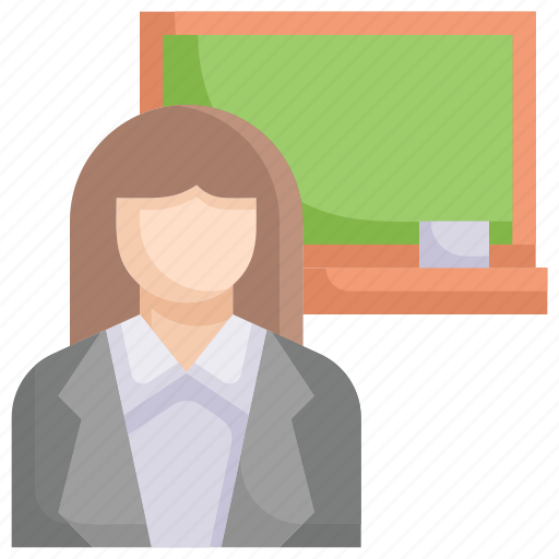 Education, female teacher, knowledge, learning, school, study, women icon - Download on Iconfinder