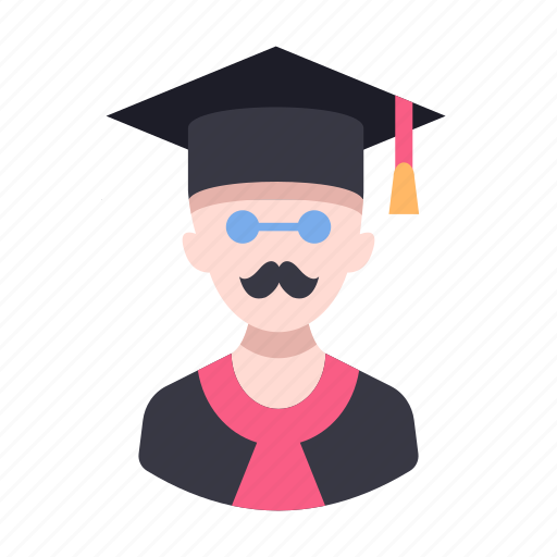 Education, graduates, old man, avatar, college, professor, lecturer icon - Download on Iconfinder