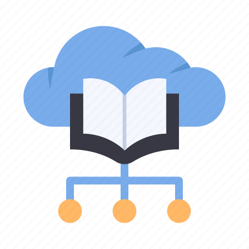 Education, server, database, book, cloud, online, elearning icon - Download on Iconfinder